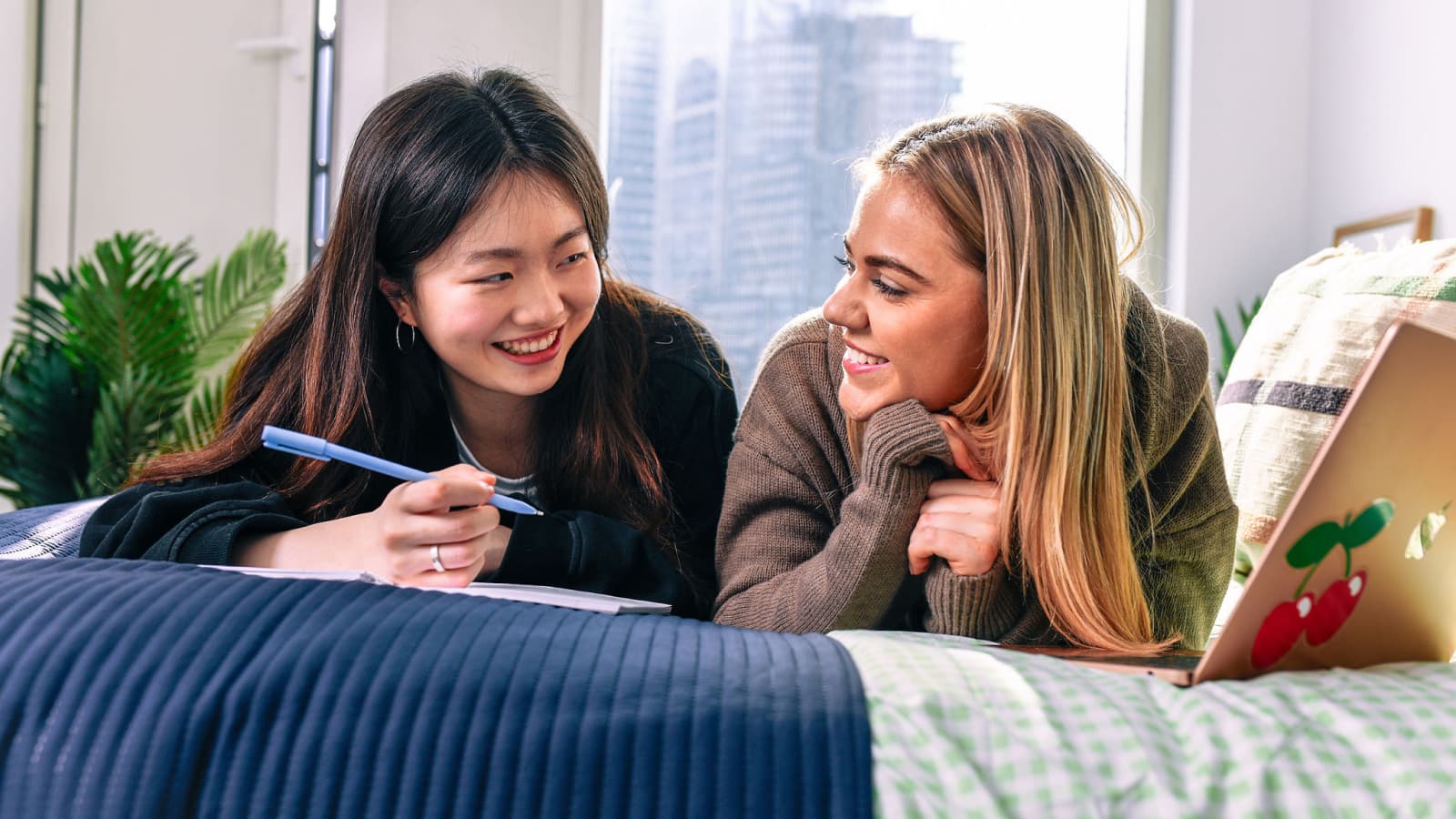 Friends Studying